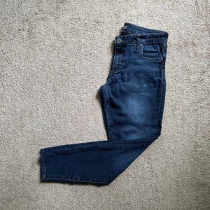 Kut From The Kloth Jeans Women's 6S (30x29) Blue Darker Wash Tapered Leg Denim